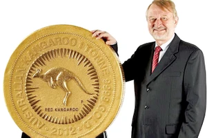 Đồng tiền vàng nặng 130kg