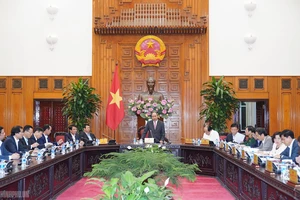 Thủ tướng họp về Đề án thành lập thị xã Sa Pa. Ảnh: VGP/Quang Hiếu