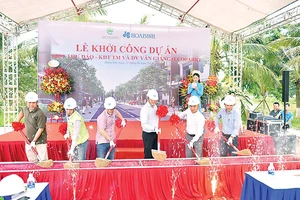 Công ty CP Tập đoàn Xây dựng Hòa Bình khởi công dự án mới tại Hưng Yên