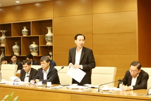 Phó Chủ tịch UBND TPHCM Lê Thanh Liêm phát biểu tại cuộc họp. Ảnh: VGP/Đình Nam
