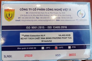 20 quốc gia đặt mua kít thử SARS-CoV-2 của Việt Nam