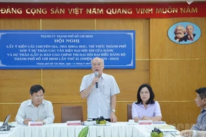 Trưởng Ban Tuyên giáo Thành ủy TPHCM Phan Nguyễn Như Khuê phát biểu tại hội nghị. Ảnh: hcmcpv