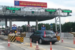 Thu phí tự động không dừng trên cao tốc Hà Nội - Hải Phòng từ 11-8