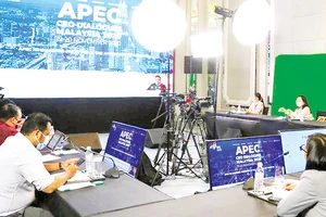 Hội nghị Đối thoại doanh nhân APEC diễn ra theo hình thức trực tuyến