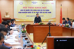 Phó Thống đốc NHNN Nguyễn Kim Anh phát biểu tại Hội thảo