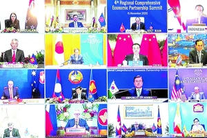 16 quốc gia khu vực châu Á - Thái Bình Dương ký kết RCEP. Ảnh: CNN