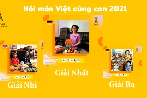 Trao giải cuộc thi Nói món Việt cùng con 2021