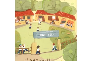 Bìa truyện dài Mùa tiểu học cuối cùng của nhà văn Lê Văn Nghĩa