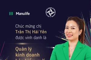 Manulife Việt Nam được vinh danh là “Công ty Bảo hiểm của năm”