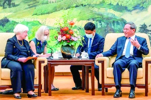 Thủ tướng Lý Cường gặp Bộ trưởng Janet Yellen