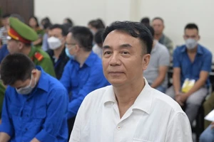 Bị cáo Trần Hùng tại phiên tòa