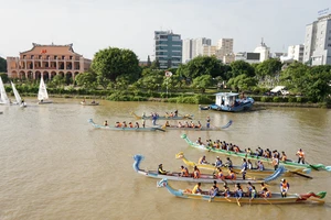 Nhiều hoạt động diễn ra tại Lễ hội sông nước TPHCM năm 2023. Ảnh: Hoàng Hùng