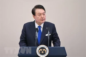 Tổng thống Hàn Quốc Yoon Suk Yeol. Ảnh: Yonhap/TTXVN