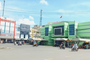 Một góc TP Hồng Ngự, tỉnh Đồng Tháp