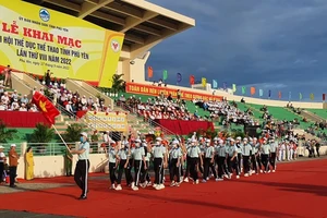 Sân vận động tỉnh Phú Yên là nơi tổ chức các sự kiện thể thao lớn của tỉnh và nơi tập luyện, hoạt động của hàng trăm VĐV, HLV. Ảnh: PHƯƠNG ĐÔNG