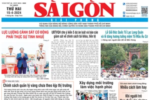 Báo Sài Gòn Giải Phóng ngày 15-4-2024