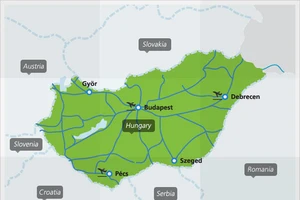 Nhiều tuyến đường sắt châu Âu đi qua Hungary