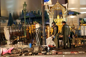 Hiện trường vụ đánh bom đền Erawan, hai năm trước đây
