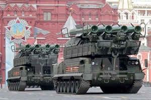 Hệ thống tên lửa phòng không BUK của Nga. Nguồn: EPA/TTXVN