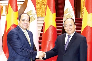 Thủ tướng Nguyễn Xuân Phúc tiếp Tổng thống Ai Cập Abdel Fattah el-Sisi