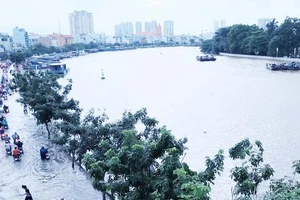 Lũ kết hợp triều cường, sông Sài Gòn đạt mức báo động 3