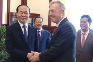 Chủ tịch nước Trần Đại Quang tiếp Đại sứ Mỹ Ted Osius