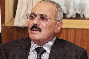 Cựu Tổng thống Yemen Ali Abdullah Saleh. Ảnh: AP