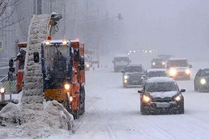 Nga: Tuyết rơi dày kỷ lục tại Mátxcơva