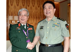 Thượng tướng Nguyễn Chí Vịnh, Thứ trưởng Bộ Quốc phòng gặp gỡ Thượng tướng Thường Vạn Toàn, Bộ trưởng Bộ Quốc phòng Trung Quốc