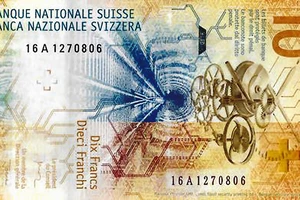 Tiền giấy Thụy Sĩ đẹp nhất thế giới