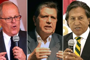 Các cựu Tổng thống Pedro: Pablo Kuczynski, Alan GarcÍa và Alejandro Toledo. Ảnh: Infobae