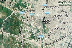 UBND TPHCM chấp thuận điều chỉnh quy hoạch 3 khu dân cư tại quận Bình Tân