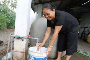 Công trình thanh niên đưa nước sạch về giúp bà con vùng sâu ở Kiên Giang 