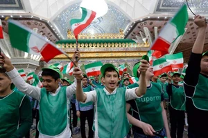 Một cuộc tuần hành ở Tehran kỷ niệm 40 năm Cách mạng Hồi giáo Iran thành công (1979-2019)
