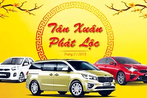 Kia dành tặng khách hàng chương trình Tân Xuân Phát Lộc khi mua xe trong tháng 2-2019