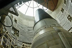 Tên lửa liên lục địa mang đầu đạn hạt nhân Titan II của Mỹ. Ảnh: Sputnik/TTXVN