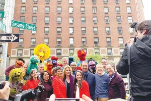 New York có tên đường Sesame Street