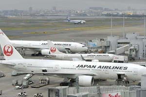 Máy bay của hãng hàng không Japan Airlines. Ảnh: Kyodo