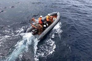 Tàu cá Việt Nam cứu 4 thuyền viên Thái Lan