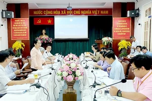 Phó Bí thư Thành ủy TPHCM Võ Thị Dung phát biểu chỉ đạo tại buổi làm việc với UBND quận 1
