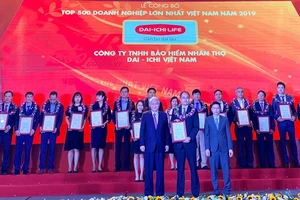 Dai-ichi Life Việt Nam xếp hạng 106 trong VNR500 năm 2019