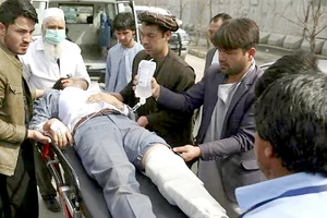 Người bị thương trong vụ tấn công ở thủ đô Kabul (Afghanistan)
