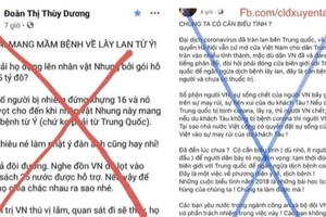 Tây Ninh: Phát hiện 27 trường hợp đăng tin sai sự thật về dịch Covid-19