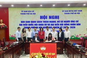 Hà Nội: 30 người tự ứng cử đại biểu Quốc hội khóa XV