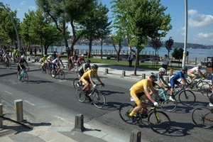 Sự kiện đạp xe ở Istanbul, Thổ Nhĩ Kỳ. Nguồn: xinhuanet.com