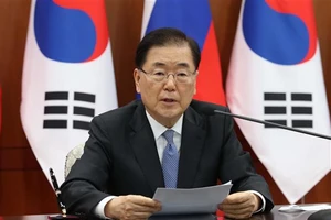 Ngoại trưởng Hàn Quốc Chung Eui-yong. Ảnh: TTXVN