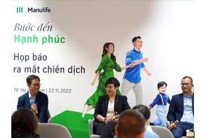 Đại diện Manulife Việt Nam chia sẻ tại buổi họp báo