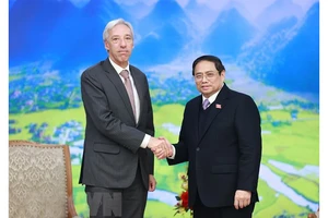Thủ tướng Phạm Minh Chính tiếp Bộ trưởng Ngoại giao Cộng hòa Bồ Đào Nha Joao Gomes Cravinho. Ảnh: TTXVN