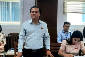 Trưởng Ban Văn hóa - Xã hội, HĐND TPHCM Cao Thanh Bình phát biểu tại buổi khảo sát