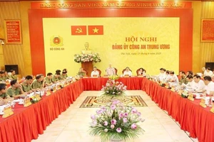 Tổng Bí thư Nguyễn Phú Trọng phát biểu chỉ đạo hội nghị. Ảnh : TTXVN